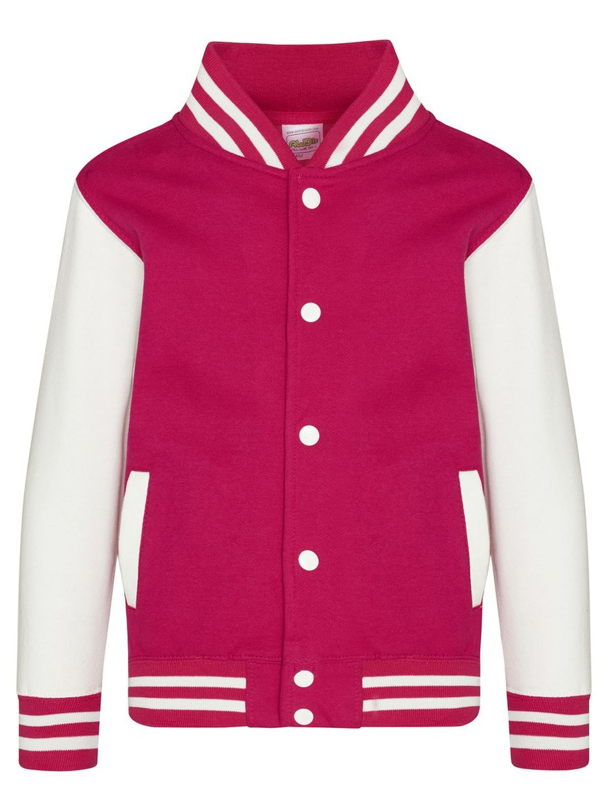 hot pink-white
